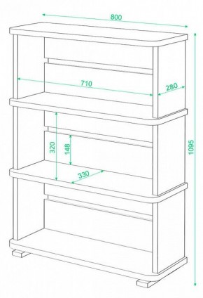 Стеллаж Домино СБ-25/3 в Новоуральске - novouralsk.mebel24.online | фото 3