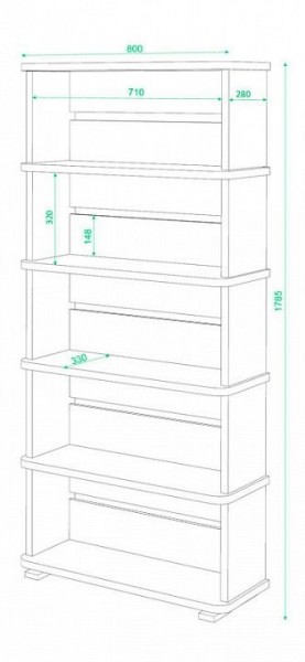 Стеллаж Домино СБ-25/5 в Новоуральске - novouralsk.mebel24.online | фото 2