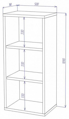 Стеллаж Домино СУ(ш1в1) в Новоуральске - novouralsk.mebel24.online | фото 2