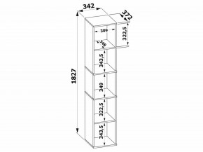 Стеллаж-колонка СТ-9 в Новоуральске - novouralsk.mebel24.online | фото 3