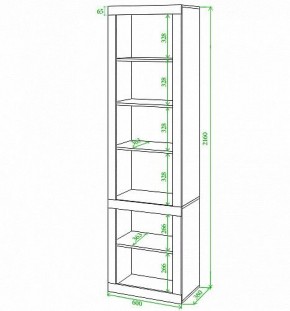 Стеллаж комбинированный Toivo ВтВ в Новоуральске - novouralsk.mebel24.online | фото 2