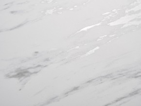 Стол BELLUNO 160 MARBLES KL-99 Белый мрамор матовый, итальянская керамика/ белый каркас, ®DISAUR в Новоуральске - novouralsk.mebel24.online | фото 3