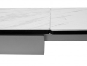 Стол BELLUNO 160 MARBLES KL-99 Белый мрамор матовый, итальянская керамика/ белый каркас, ®DISAUR в Новоуральске - novouralsk.mebel24.online | фото 9