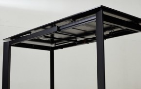 Стол CORNER 120 MATT BLACK MARBLE SOLID CERAMIC / BLACK, ®DISAUR в Новоуральске - novouralsk.mebel24.online | фото 2
