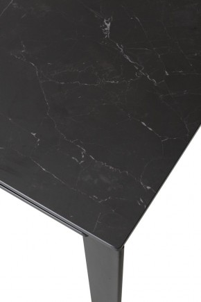 Стол CORNER 120 MATT BLACK MARBLE SOLID CERAMIC / BLACK, ®DISAUR в Новоуральске - novouralsk.mebel24.online | фото 5