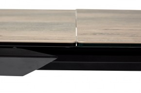 Стол CREMONA 140 KL-61 под дерево, итальянская керамика/ черный каркас, ®DISAUR в Новоуральске - novouralsk.mebel24.online | фото 6