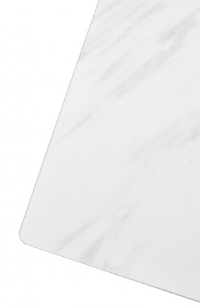 Стол FONDI 180 MARBLES KL-99 Белый мрамор матовый, итальянская керамика/ черный каркас, ®DISAUR в Новоуральске - novouralsk.mebel24.online | фото 6