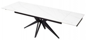 Стол FORIO 160 MATT WHITE MARBLE SOLID CERAMIC / BLACK, ®DISAUR в Новоуральске - novouralsk.mebel24.online | фото 6