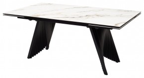 Стол IVAR 180 MARBLES KL-188 Контрастный мрамор, итальянская керамика, ®DISAUR в Новоуральске - novouralsk.mebel24.online | фото 1