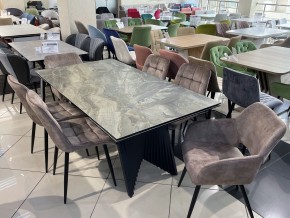 Стол IVAR 180 MARBLES KL-80 Серый мрамор, итальянская керамика, ®DISAUR в Новоуральске - novouralsk.mebel24.online | фото 11