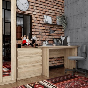 Стол КАСТОР письменный 120х65, цвет Дуб Сонома в Новоуральске - novouralsk.mebel24.online | фото 3