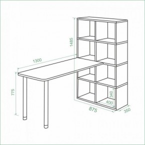 Стол компьютерный Bartolo в Новоуральске - novouralsk.mebel24.online | фото 3