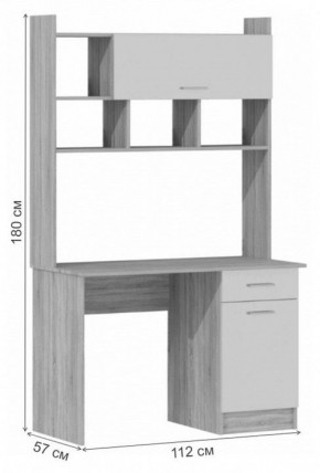 Стол компьютерный Бишоп 2 в Новоуральске - novouralsk.mebel24.online | фото 2