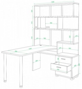 Стол компьютерный Домино нельсон СР-420/130 в Новоуральске - novouralsk.mebel24.online | фото 2