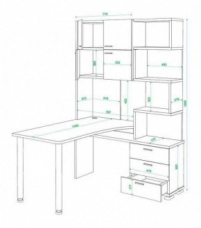 Стол компьютерный Домино нельсон СР-500М140 в Новоуральске - novouralsk.mebel24.online | фото 3