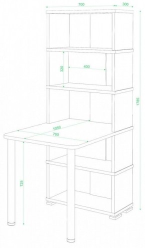 Стол компьютерный Домино СБ-10М/5 в Новоуральске - novouralsk.mebel24.online | фото 2