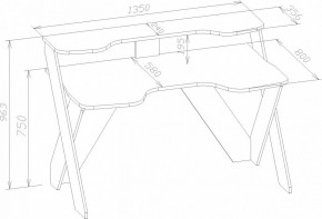 Стол компьютерный КСТ-118 в Новоуральске - novouralsk.mebel24.online | фото 3