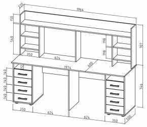 Стол компьютерный Остин-20 в Новоуральске - novouralsk.mebel24.online | фото 2