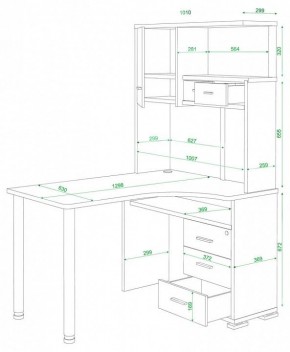 Стол компьютерный СР-130 в Новоуральске - novouralsk.mebel24.online | фото 2