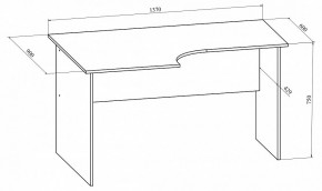 Стол офисный Офис ОФ-10 в Новоуральске - novouralsk.mebel24.online | фото 4