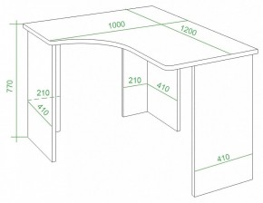 Стол письменный Домино Lite СКЛ-Угл120 в Новоуральске - novouralsk.mebel24.online | фото 3