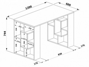 Стол письменный СПм-15 в Новоуральске - novouralsk.mebel24.online | фото 3