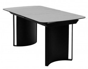 Стол RASMUS 160 TL-45 Белый мрамор, испанская керамика / черный каркас, ®DISAUR в Новоуральске - novouralsk.mebel24.online | фото 1