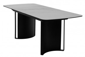 Стол RASMUS 160 TL-45 Белый мрамор, испанская керамика / черный каркас, ®DISAUR в Новоуральске - novouralsk.mebel24.online | фото 4