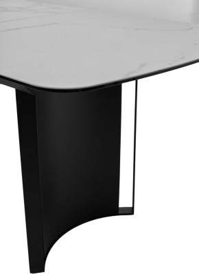 Стол RASMUS 160 TL-45 Белый мрамор, испанская керамика / черный каркас, ®DISAUR в Новоуральске - novouralsk.mebel24.online | фото 7
