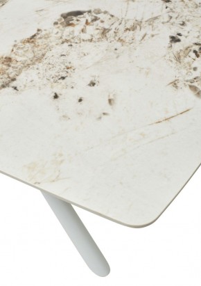 Стол RIVOLI 140 GLOSS LUXURY PANDORA SOLID CERAMIC / WHITE, ®DISAUR в Новоуральске - novouralsk.mebel24.online | фото 10