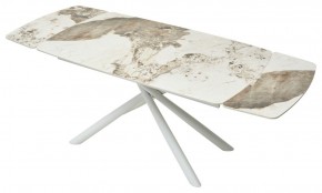 Стол RIVOLI 140 GLOSS LUXURY PANDORA SOLID CERAMIC / WHITE, ®DISAUR в Новоуральске - novouralsk.mebel24.online | фото 6