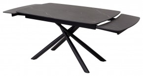 Стол RIVOLI 140 MATT BLACK MARBLE SOLID CERAMIC / BLACK, ®DISAUR в Новоуральске - novouralsk.mebel24.online | фото 6