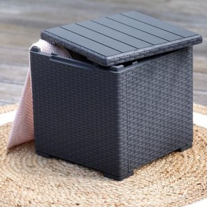 Стол с функцией хранения Виго (Vigo storage box) графит в Новоуральске - novouralsk.mebel24.online | фото 1