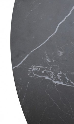 Стол TERNI 120 MATT BLACK MARBLE SOLID CERAMIC Черный мрамор матовый, керамика /Черн.каркас, ®DISAUR в Новоуральске - novouralsk.mebel24.online | фото 9