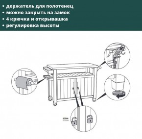 Столик для барбекю 207 Л (Unity XL 207L) в Новоуральске - novouralsk.mebel24.online | фото 9