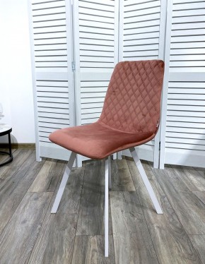 Стул DAIQUIRI BLUVEL-52 PINK / белый каркас, велюр М-City в Новоуральске - novouralsk.mebel24.online | фото 7