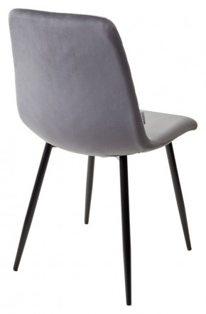 Стул DUKE BLUVEL-14 GREY, велюр / черный каркас М-City в Новоуральске - novouralsk.mebel24.online | фото 3
