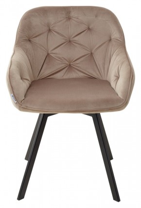 Стул GALE 360 град. поворот. BLUVEL-40 BEIGE, велюр/ черный каркас, М-City в Новоуральске - novouralsk.mebel24.online | фото 6