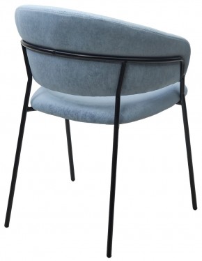 Стул ГЕММА, цвет RAIN 13 blue, велюр / черный каркас М-City в Новоуральске - novouralsk.mebel24.online | фото 9