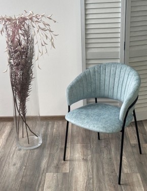 Стул ГЕММА, цвет RAIN 7 breeze, велюр / черный каркас М-City в Новоуральске - novouralsk.mebel24.online | фото 4