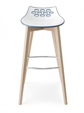 Стул JAM W CB/1487, ash.P12 smoke/ P799-P12P WHITE/ GLOSSY SKY BLUE в Новоуральске - novouralsk.mebel24.online | фото