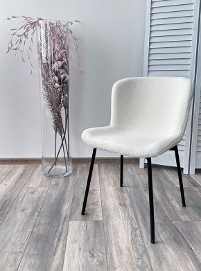 Стул RIYA UF992-01 Белый, teddy / черный каркас М-City в Новоуральске - novouralsk.mebel24.online | фото 3