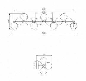 Светильник на штанге Maytoni Dallas MOD547WL-13CH в Новоуральске - novouralsk.mebel24.online | фото 3