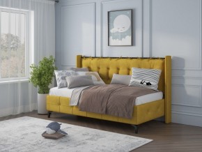 СВЕТЛАНА 3 Кровать линейная (Горчичный) в Новоуральске - novouralsk.mebel24.online | фото