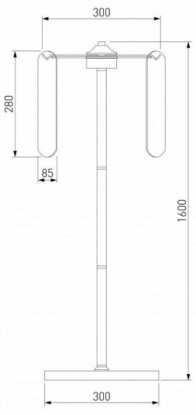Торшер Eurosvet Claire 01171/3 золото в Новоуральске - novouralsk.mebel24.online | фото 3