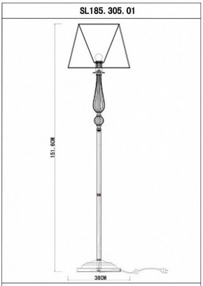 Торшер EVOLUCE Grazia SL185.305.01 в Новоуральске - novouralsk.mebel24.online | фото 4