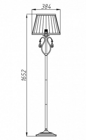 Торшер Maytoni Brionia ARM172-11-G в Новоуральске - novouralsk.mebel24.online | фото 2