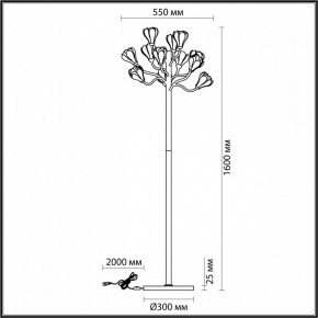 Торшер Odeon Light Gardi 5090/12F в Новоуральске - novouralsk.mebel24.online | фото 5