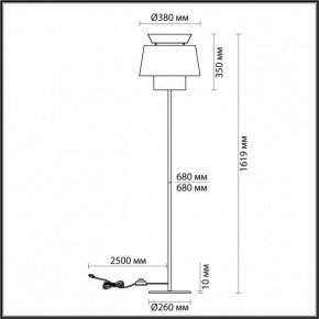 Торшер Odeon Light Kressa 4992/1F в Новоуральске - novouralsk.mebel24.online | фото 4