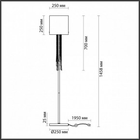 Торшер Odeon Light Nicole 4886/1F в Новоуральске - novouralsk.mebel24.online | фото 4